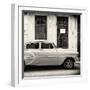 Cuba Fuerte Collection SQ BW - Old Bel Air Classic Car-Philippe Hugonnard-Framed Photographic Print