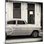 Cuba Fuerte Collection SQ BW - Old Bel Air Classic Car-Philippe Hugonnard-Mounted Photographic Print