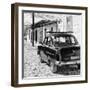 Cuba Fuerte Collection SQ BW - Old Car in Trinidad II-Philippe Hugonnard-Framed Photographic Print