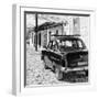 Cuba Fuerte Collection SQ BW - Old Car in Trinidad II-Philippe Hugonnard-Framed Photographic Print