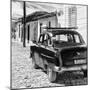 Cuba Fuerte Collection SQ BW - Old Car in Trinidad II-Philippe Hugonnard-Mounted Photographic Print