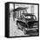Cuba Fuerte Collection SQ BW - Old Car in Trinidad II-Philippe Hugonnard-Framed Stretched Canvas