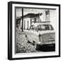 Cuba Fuerte Collection SQ BW - Old Car in Trinidad-Philippe Hugonnard-Framed Photographic Print