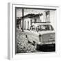 Cuba Fuerte Collection SQ BW - Old Car in Trinidad-Philippe Hugonnard-Framed Photographic Print