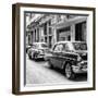 Cuba Fuerte Collection SQ BW - Old Cars Chevrolet-Philippe Hugonnard-Framed Photographic Print