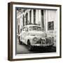 Cuba Fuerte Collection SQ BW - Old Chevrolet in Havana-Philippe Hugonnard-Framed Photographic Print