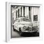 Cuba Fuerte Collection SQ BW - Old Chevrolet in Havana-Philippe Hugonnard-Framed Photographic Print