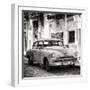 Cuba Fuerte Collection SQ BW - Old Chevrolet of Havana-Philippe Hugonnard-Framed Photographic Print