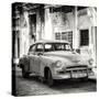 Cuba Fuerte Collection SQ BW - Old Chevrolet of Havana-Philippe Hugonnard-Stretched Canvas