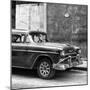 Cuba Fuerte Collection SQ BW - Old Chevy II-Philippe Hugonnard-Mounted Photographic Print