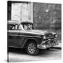 Cuba Fuerte Collection SQ BW - Old Chevy II-Philippe Hugonnard-Stretched Canvas