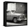 Cuba Fuerte Collection SQ BW - Old Chevy-Philippe Hugonnard-Framed Stretched Canvas