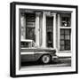 Cuba Fuerte Collection SQ BW - Old Classic American Car-Philippe Hugonnard-Framed Photographic Print