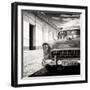 Cuba Fuerte Collection SQ BW - Old Classic Car 1955 Chevy-Philippe Hugonnard-Framed Photographic Print