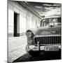 Cuba Fuerte Collection SQ BW - Old Classic Car 1955 Chevy-Philippe Hugonnard-Mounted Photographic Print