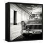 Cuba Fuerte Collection SQ BW - Old Classic Car 1955 Chevy-Philippe Hugonnard-Framed Stretched Canvas