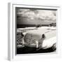 Cuba Fuerte Collection SQ BW - Old Classic Car Cabriolet-Philippe Hugonnard-Framed Photographic Print