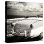 Cuba Fuerte Collection SQ BW - Old Classic Car Cabriolet-Philippe Hugonnard-Stretched Canvas