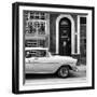 Cuba Fuerte Collection SQ BW - Old Classic Car in Havana II-Philippe Hugonnard-Framed Photographic Print