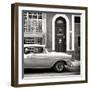 Cuba Fuerte Collection SQ BW - Old Classic Car in Havana-Philippe Hugonnard-Framed Photographic Print