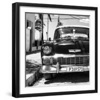 Cuba Fuerte Collection SQ BW - Old Classic Chevrolet-Philippe Hugonnard-Framed Photographic Print