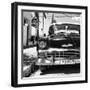 Cuba Fuerte Collection SQ BW - Old Classic Chevrolet-Philippe Hugonnard-Framed Photographic Print