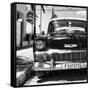 Cuba Fuerte Collection SQ BW - Old Classic Chevrolet-Philippe Hugonnard-Framed Stretched Canvas