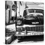 Cuba Fuerte Collection SQ BW - Old Classic Chevrolet-Philippe Hugonnard-Stretched Canvas