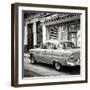 Cuba Fuerte Collection SQ BW - Old Cuban Car III-Philippe Hugonnard-Framed Photographic Print