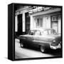 Cuba Fuerte Collection SQ BW - Old Cuban Car-Philippe Hugonnard-Framed Stretched Canvas