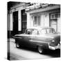 Cuba Fuerte Collection SQ BW - Old Cuban Car-Philippe Hugonnard-Stretched Canvas