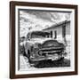 Cuba Fuerte Collection SQ BW - Old Cuban Chevy II-Philippe Hugonnard-Framed Photographic Print