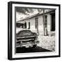 Cuba Fuerte Collection SQ BW - Old Cuban Chevy III-Philippe Hugonnard-Framed Photographic Print