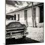 Cuba Fuerte Collection SQ BW - Old Cuban Chevy III-Philippe Hugonnard-Mounted Photographic Print