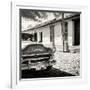 Cuba Fuerte Collection SQ BW - Old Cuban Chevy III-Philippe Hugonnard-Framed Photographic Print