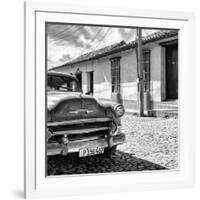 Cuba Fuerte Collection SQ BW - Old Cuban Chevy IV-Philippe Hugonnard-Framed Photographic Print