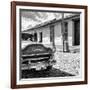 Cuba Fuerte Collection SQ BW - Old Cuban Chevy IV-Philippe Hugonnard-Framed Photographic Print