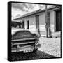 Cuba Fuerte Collection SQ BW - Old Cuban Chevy IV-Philippe Hugonnard-Framed Stretched Canvas