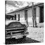 Cuba Fuerte Collection SQ BW - Old Cuban Chevy IV-Philippe Hugonnard-Stretched Canvas