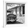 Cuba Fuerte Collection SQ BW - Old Cuban Chevy IV-Philippe Hugonnard-Framed Premium Photographic Print