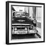 Cuba Fuerte Collection SQ BW - Old Cuban Taxi-Philippe Hugonnard-Framed Photographic Print