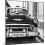 Cuba Fuerte Collection SQ BW - Old Cuban Taxi-Philippe Hugonnard-Mounted Photographic Print