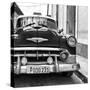 Cuba Fuerte Collection SQ BW - Old Cuban Taxi-Philippe Hugonnard-Stretched Canvas