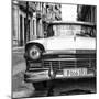 Cuba Fuerte Collection SQ BW - Old Ford Car II-Philippe Hugonnard-Mounted Photographic Print