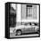 Cuba Fuerte Collection SQ BW - Old Taxi II-Philippe Hugonnard-Framed Stretched Canvas