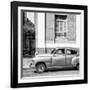 Cuba Fuerte Collection SQ BW - Old Taxi II-Philippe Hugonnard-Framed Photographic Print