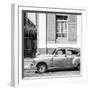 Cuba Fuerte Collection SQ BW - Old Taxi II-Philippe Hugonnard-Framed Photographic Print