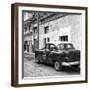 Cuba Fuerte Collection SQ BW - Old Taxi Pontiac 1953-Philippe Hugonnard-Framed Photographic Print