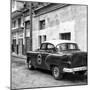 Cuba Fuerte Collection SQ BW - Old Taxi Pontiac 1953-Philippe Hugonnard-Mounted Photographic Print