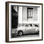 Cuba Fuerte Collection SQ BW - Old Taxi-Philippe Hugonnard-Framed Photographic Print